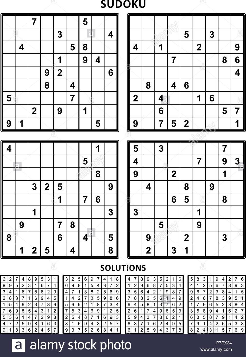 1 Sudoku Print 4 Per Page - Worksheets Library with Printable Sudoku 4 Per Page