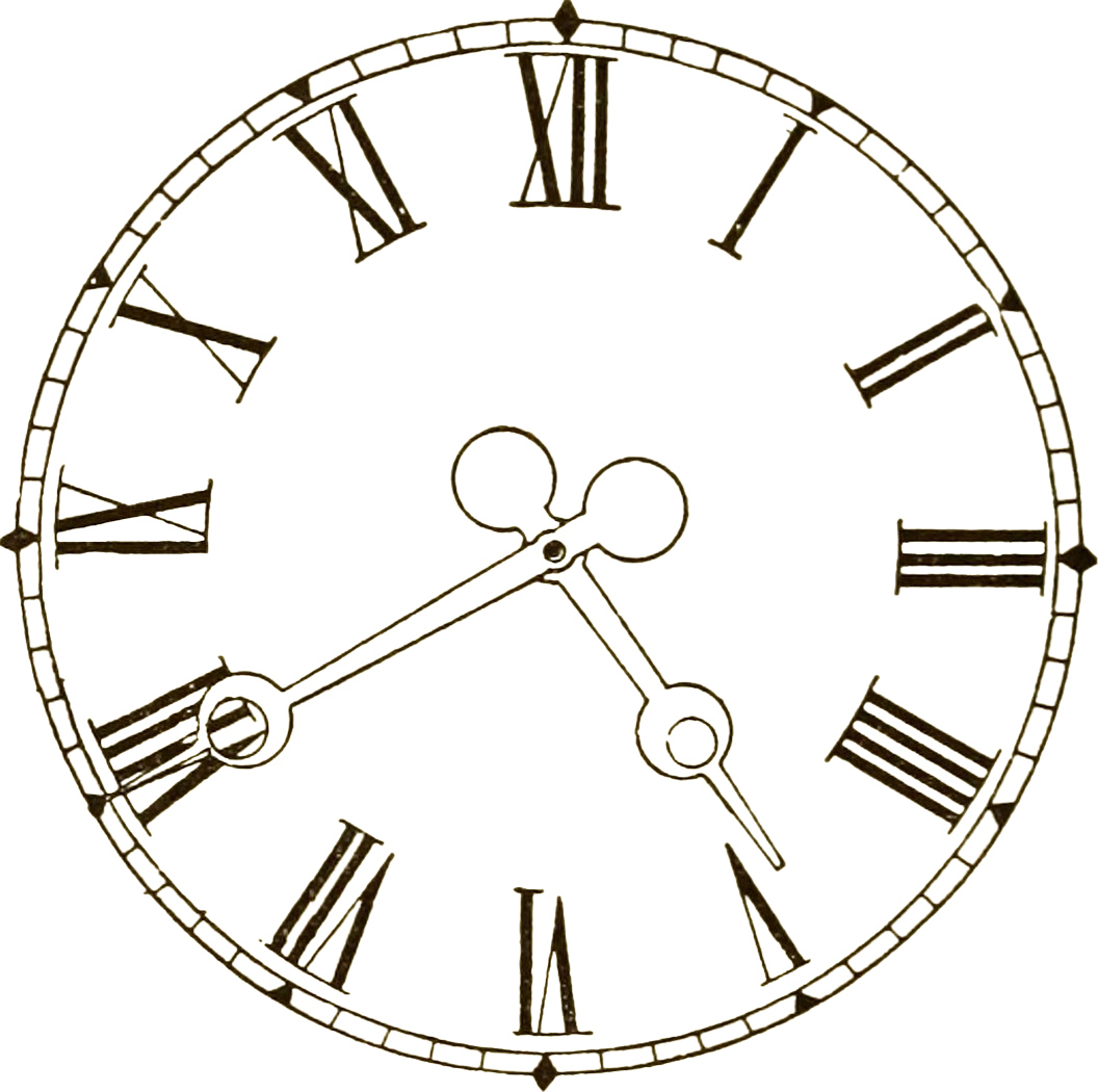 16 Clock Face Images - Print Your Own! - The Graphics Fairy throughout Printable Clock Face and Hands