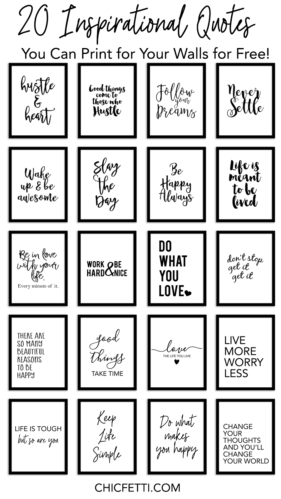 20 Inspirational Quotes You Can Print For Your Walls For Free intended for Free Printable Wall Art Quotes