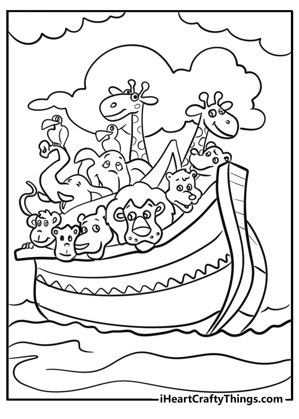 25 Noah'S Ark Coloring Pages (100% Free To Print) regarding Printable Noah'S Ark Animals