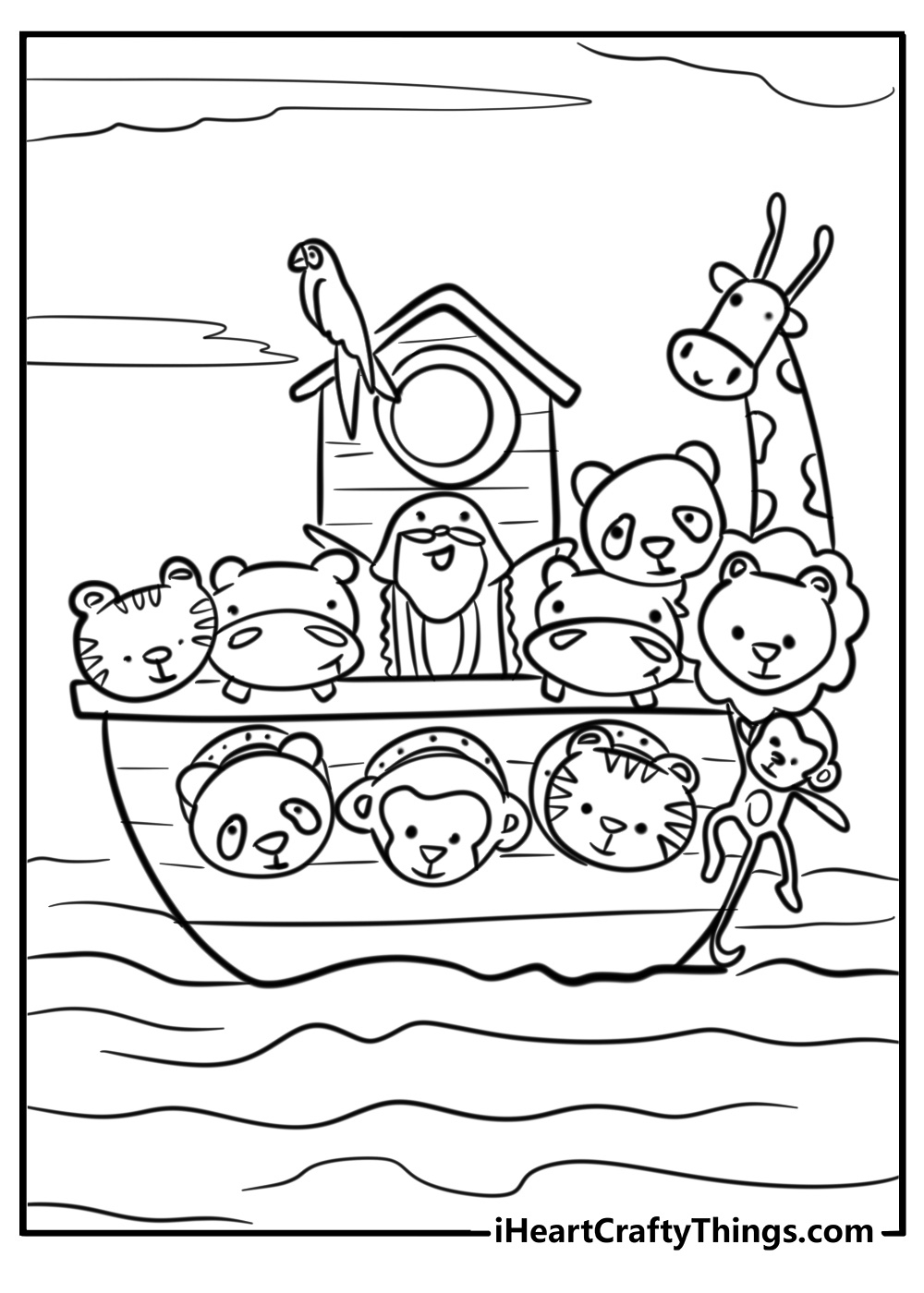 25 Noah'S Ark Coloring Pages (100% Free To Print) with regard to Printable Noah's Ark Animals