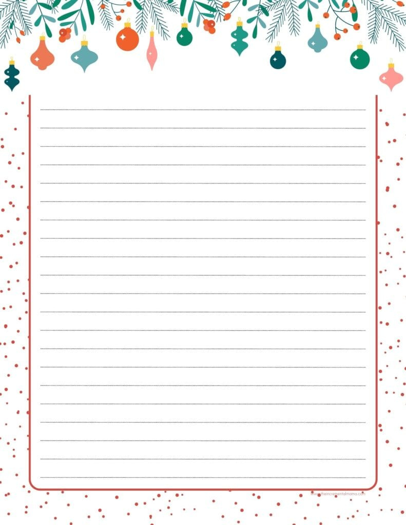 30+ Free Printable Christmas Border Printable Templates - The within Free Printable Christmas Note Paper