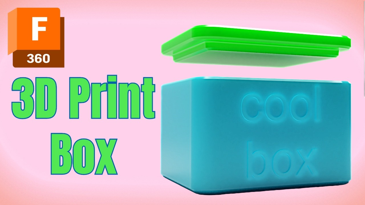 3D Printed Box With Lid Fusion 360 with 3d Printable Box with Lid