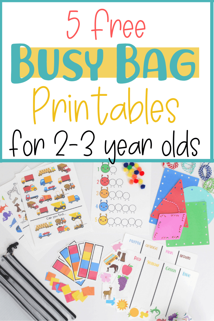 5 Free Busy Bag Printable Activities For Toddlers - Little within Free Printable Activities For 3 Year Olds