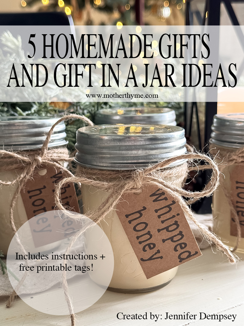 5 Homemade Gift And Gift In A Jar Ideas + Free Printable Tags pertaining to Gifts in a Jar Recipes with Printable Tags