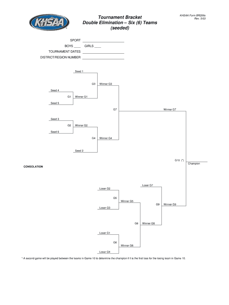 6 Team Double Elimination Bracket: Fill Out &amp;amp; Sign Online | Dochub in 6 Team Double Elimination Bracket Printable