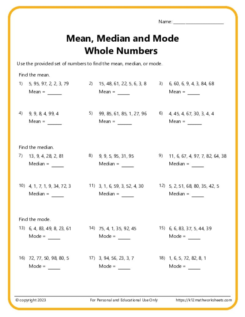 6Th Grade Math Worksheets inside Free Printable Worksheets For 6th Graders