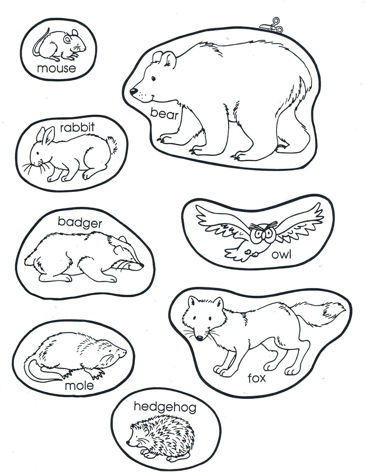 7 The Mitten Ideas | Mitten, Winter Preschool, Winter Kindergarten pertaining to Printable Animals From the Mitten