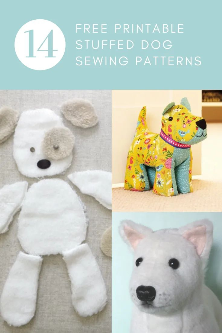 Adorable Dog Sewing Patterns (Free, Printable) in Dog Sewing Patterns Free Printable
