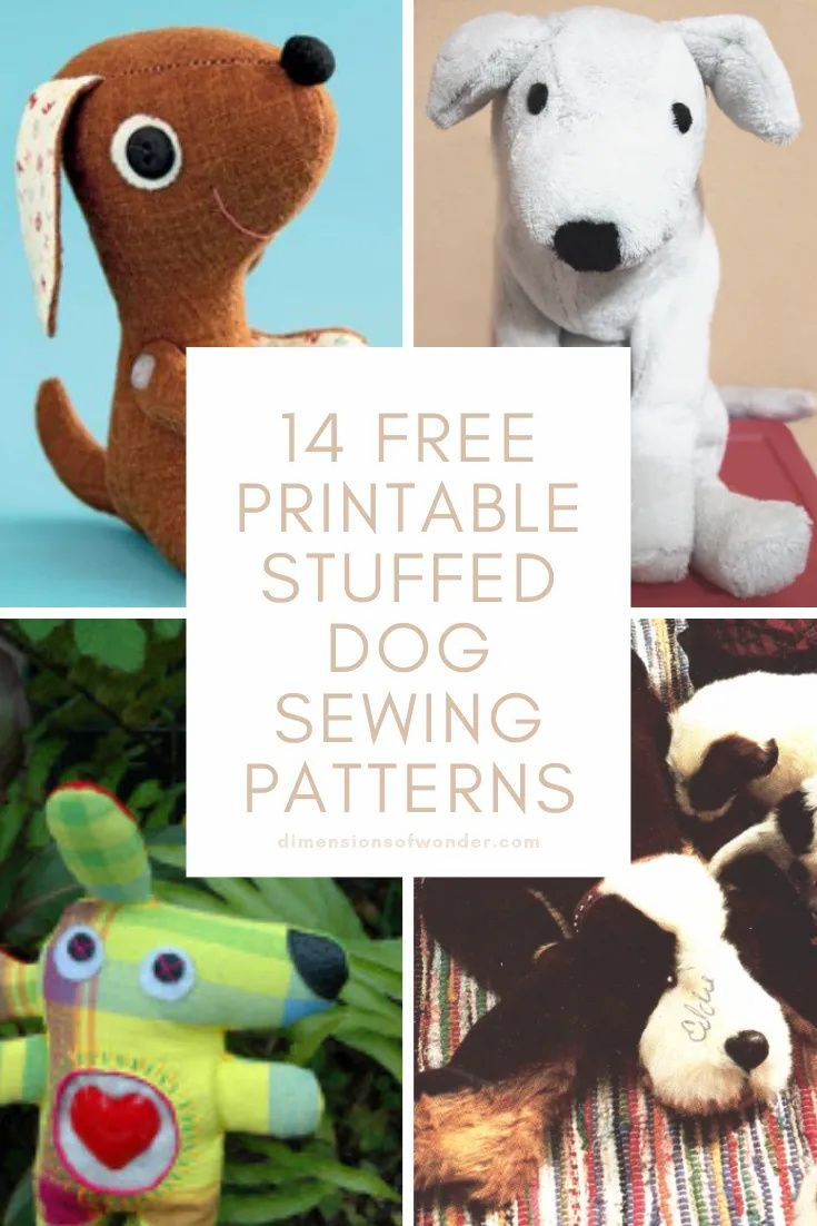 Adorable Dog Sewing Patterns (Free, Printable) with regard to Dog Sewing Patterns Free Printable
