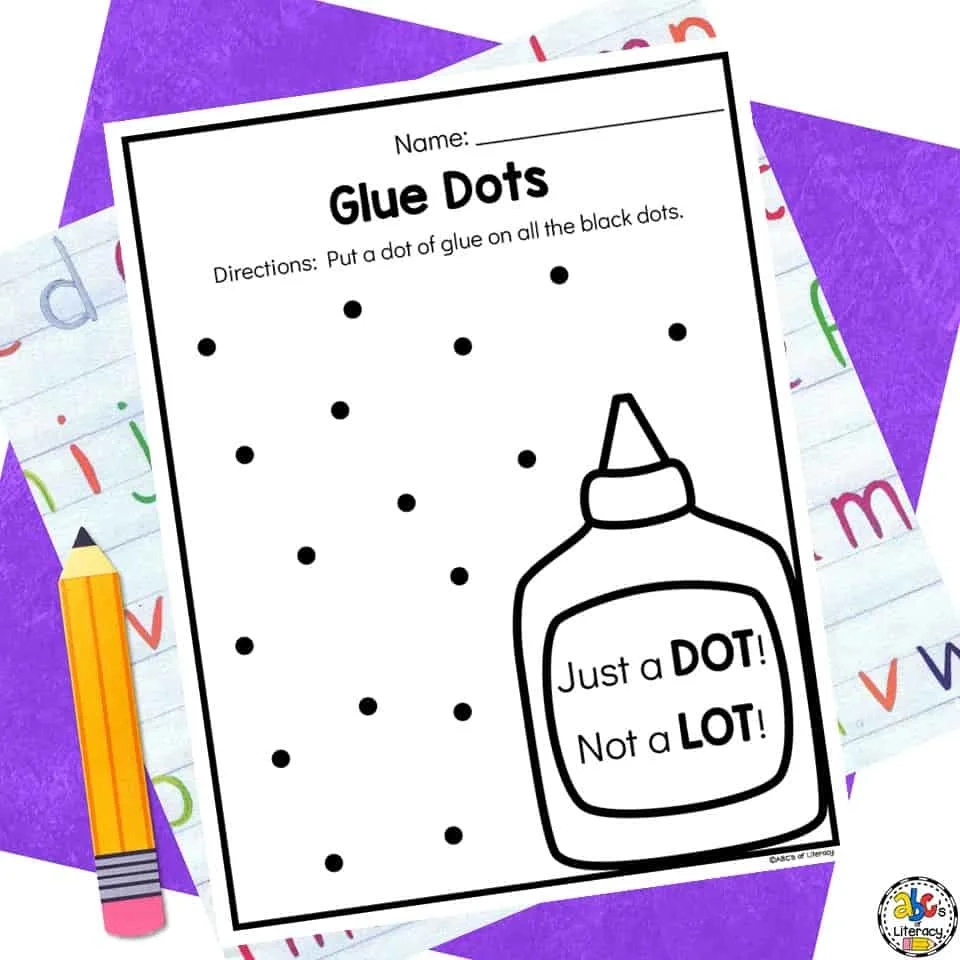 Back-To-School Preschool Worksheets For 3-5 Year Olds - Worksheets inside Just A Dot Not A Lot Free Printable