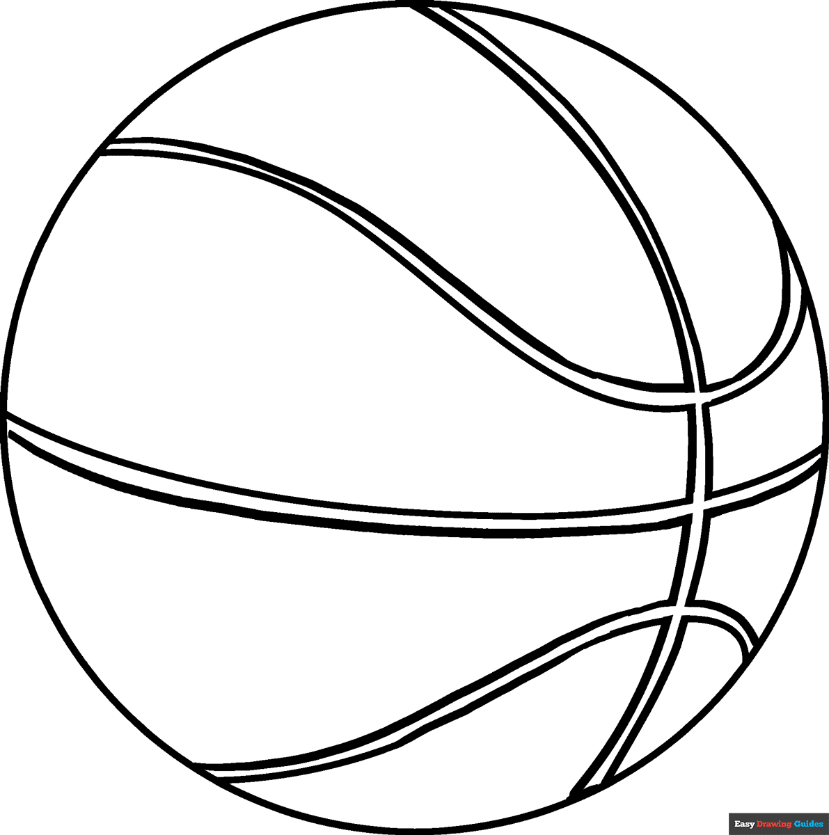 Basketball Coloring Page | Easy Drawing Guides with regard to Printable Picture of a Basketball