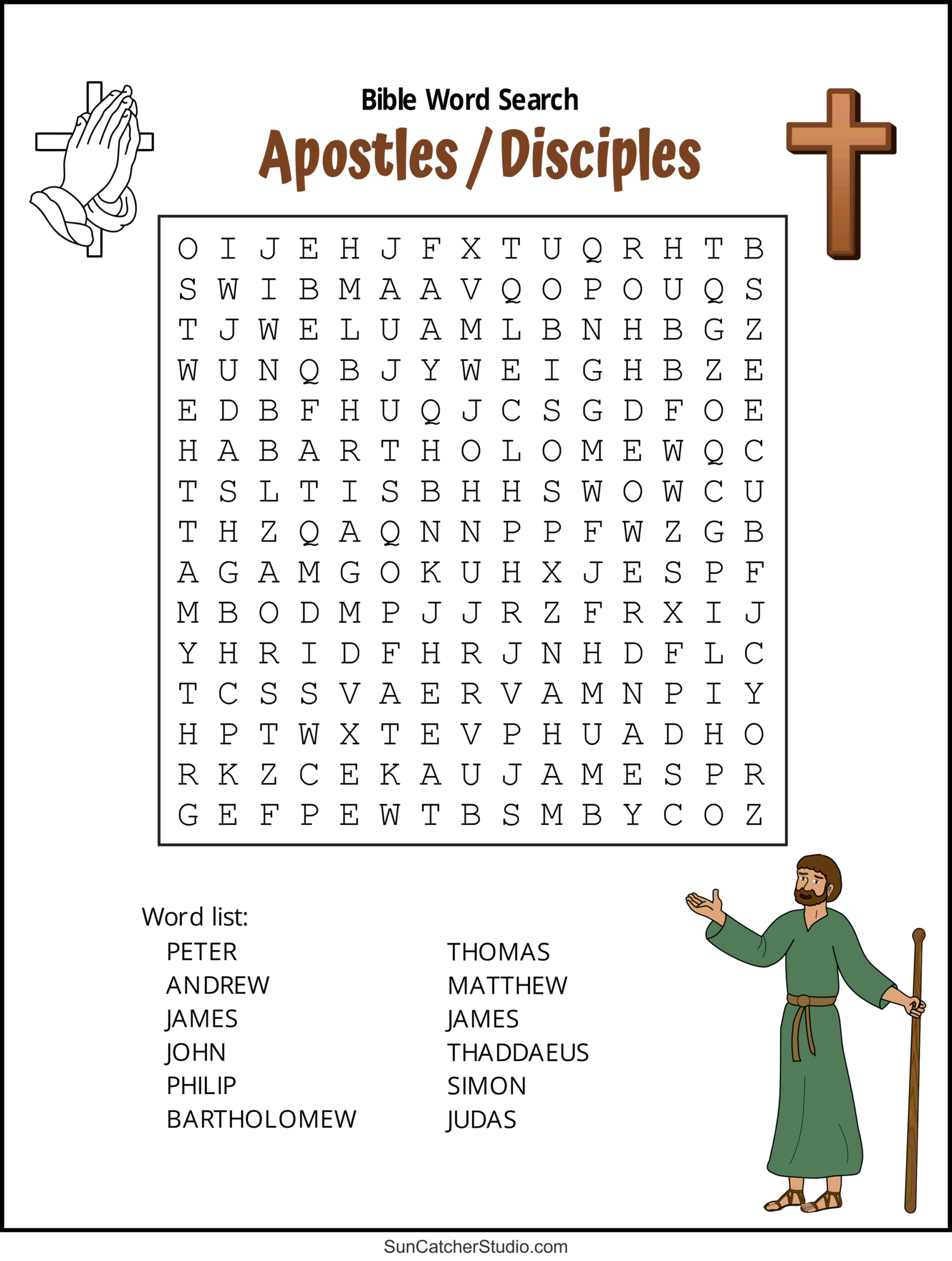 Bible Word Search (Free Printable Christian Puzzles) – Free with regard to Free Christian Word Search Printables