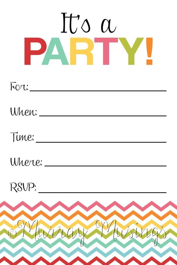 Blank Party Invitation - Mickey Mouse Invitations Templates with Blank Free Printable Birthday Invitations