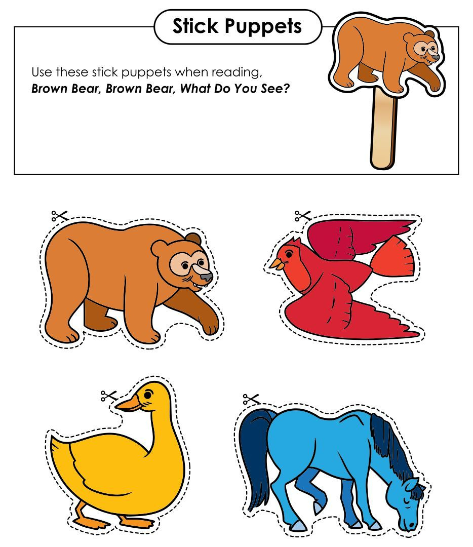 Brown Bear Brown Bear - 12 Free Pdf Printables | Printablee inside Printable Brown Bear Brown Bear Book