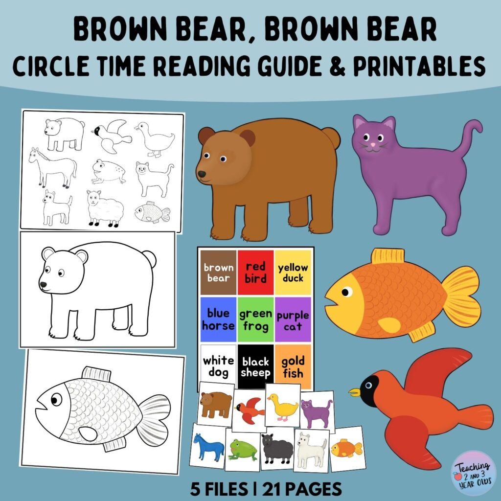 Brown Bear, Brown Bear, What Do You See Printable Book inside Printable Brown Bear Brown Bear Book