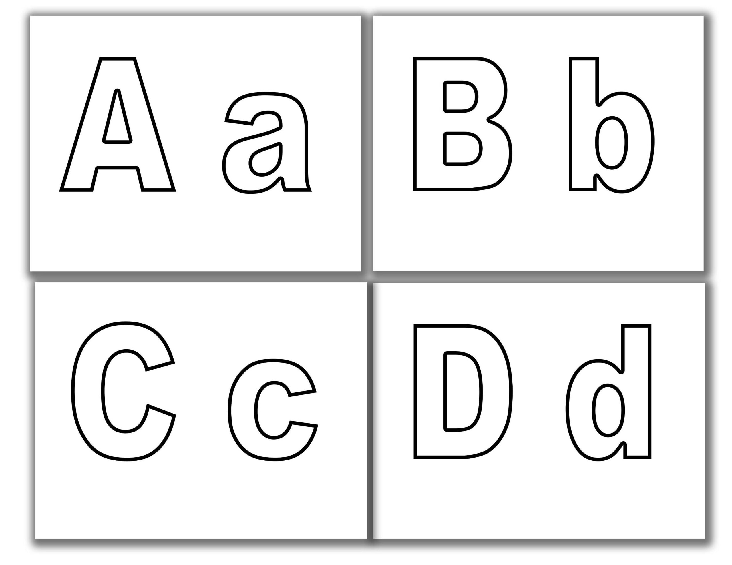 Buy Printable Uppercase Lowercase Letters Printable Alphabet 26 intended for Lower And Uppercase Letters Printable