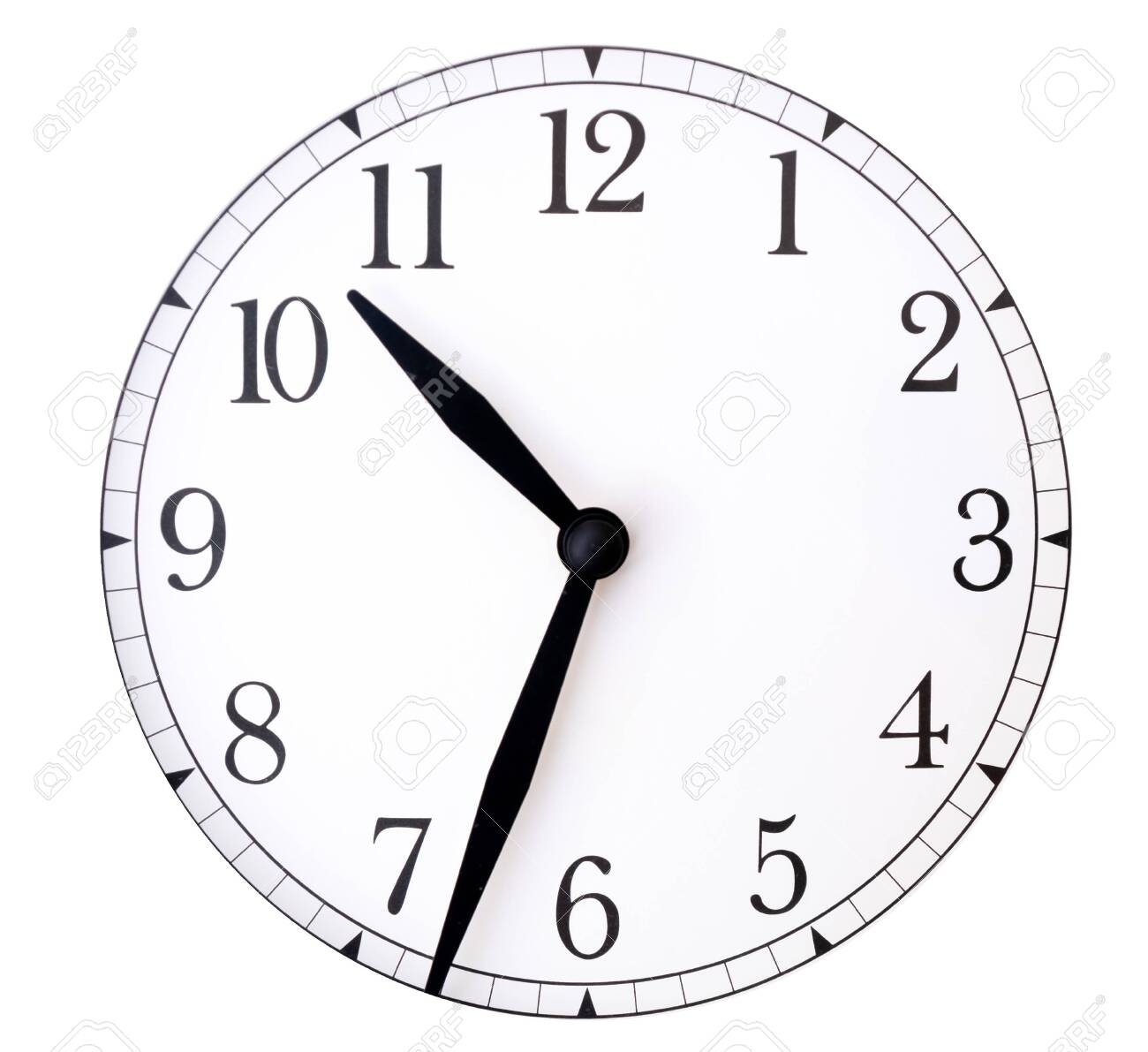 Clock Face And Hands On White Background/ Blank Clock Face With with regard to Printable Clock Face And Hands