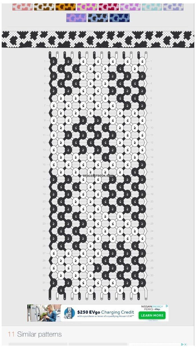 Cow Pattern Friendship Bracelet #Cute #Friendship #Bracelets #With regarding Printable Patterns For Friendship Bracelets