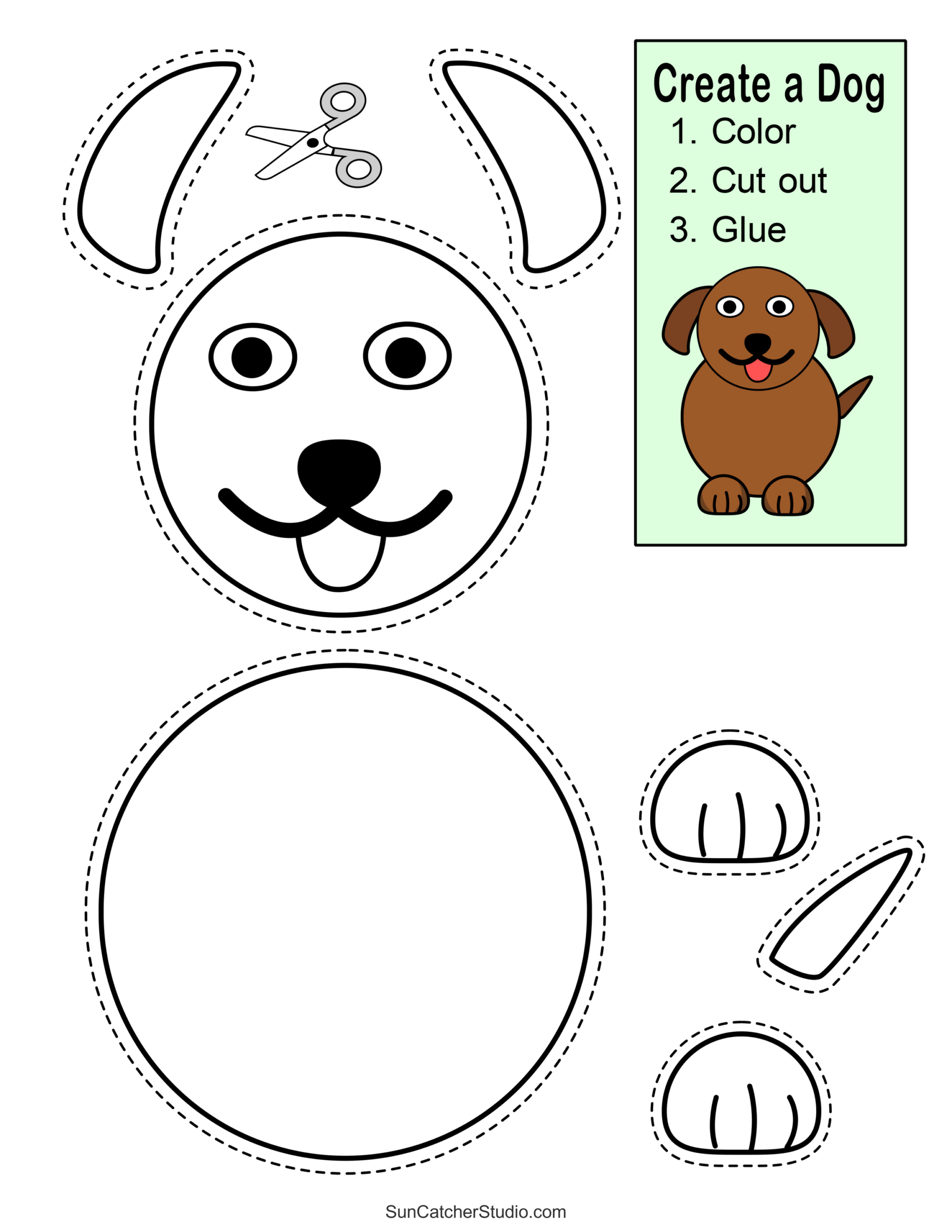 Cut And Paste Worksheets (Printable Activities For Kids) – Free pertaining to Free Printable Cut And Paste Crafts