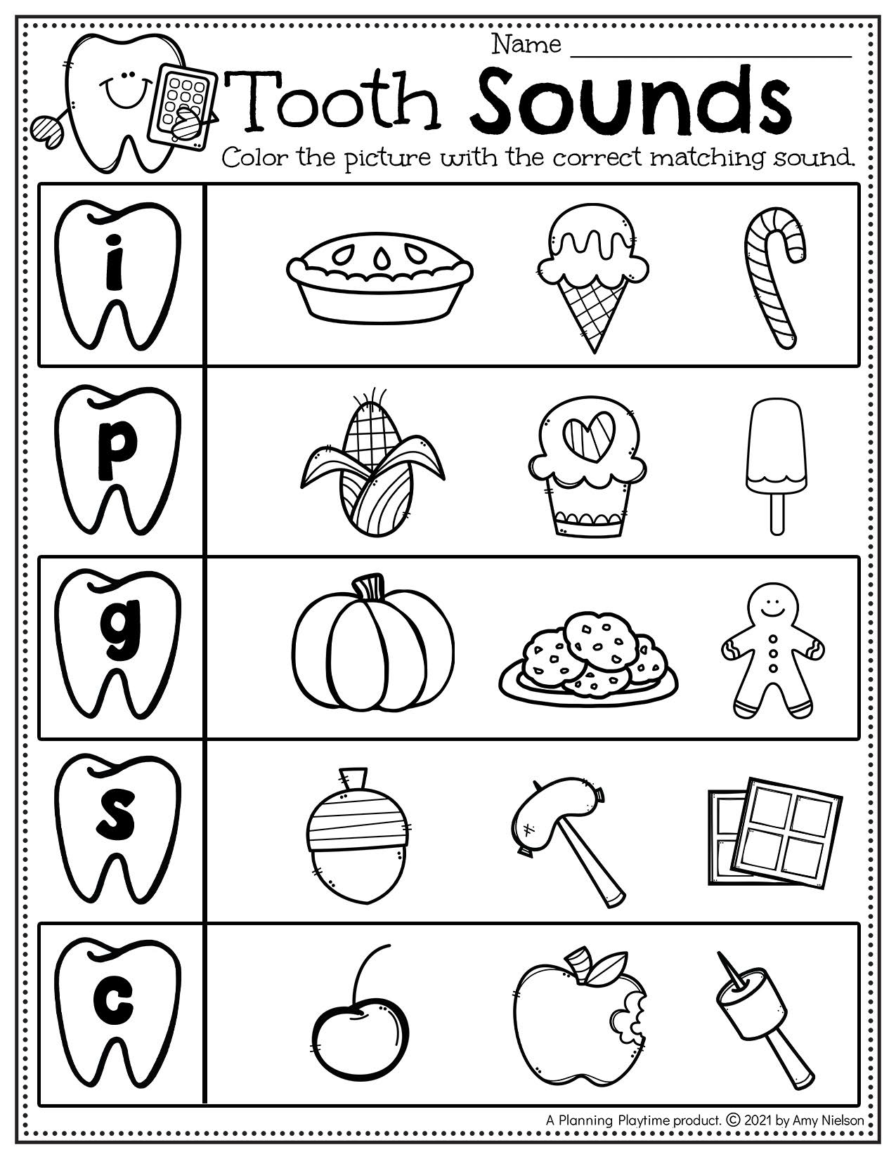 Dental Health Worksheets Preschool - Planning Playtime within Free Printable Dental Health Worksheets