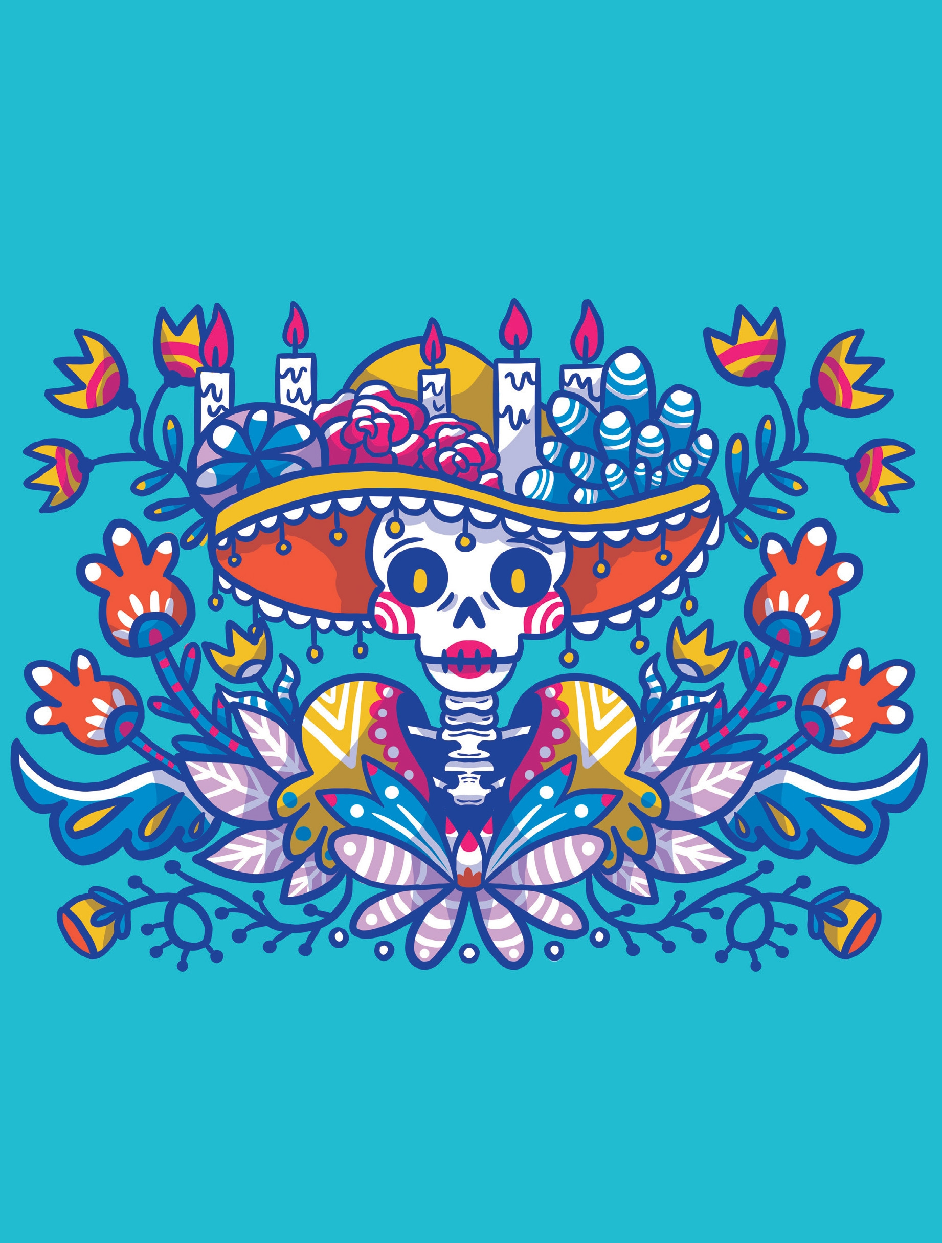 Dia De Los Muertos | Printables - Free Coloring Pages & Learning in Day Of The Dead Free Printables