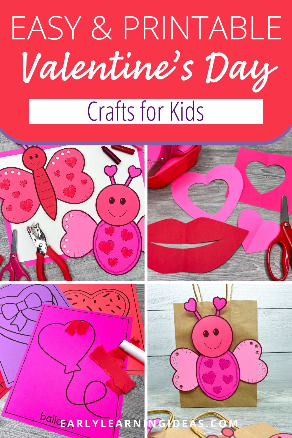 Easy Printable Valentine Crafts For Every Classroom: Perfect For with Valentine'S Day Crafts Printables
