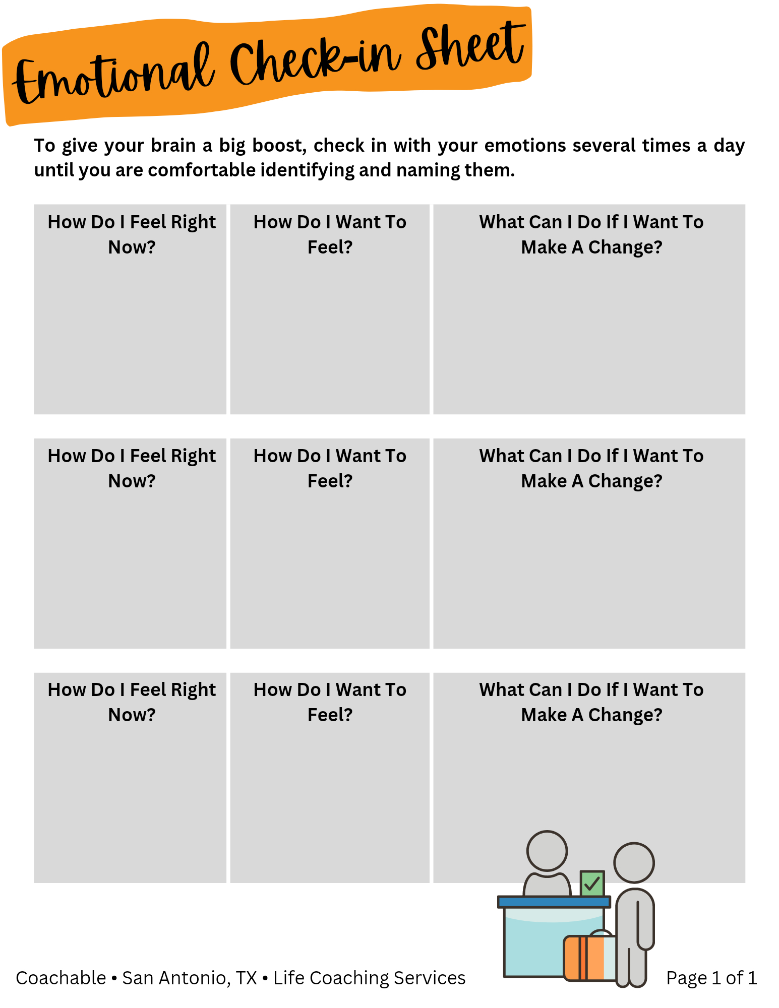 Emotional Check-In Sheet - Classful within Printable Emotional Check In Worksheet