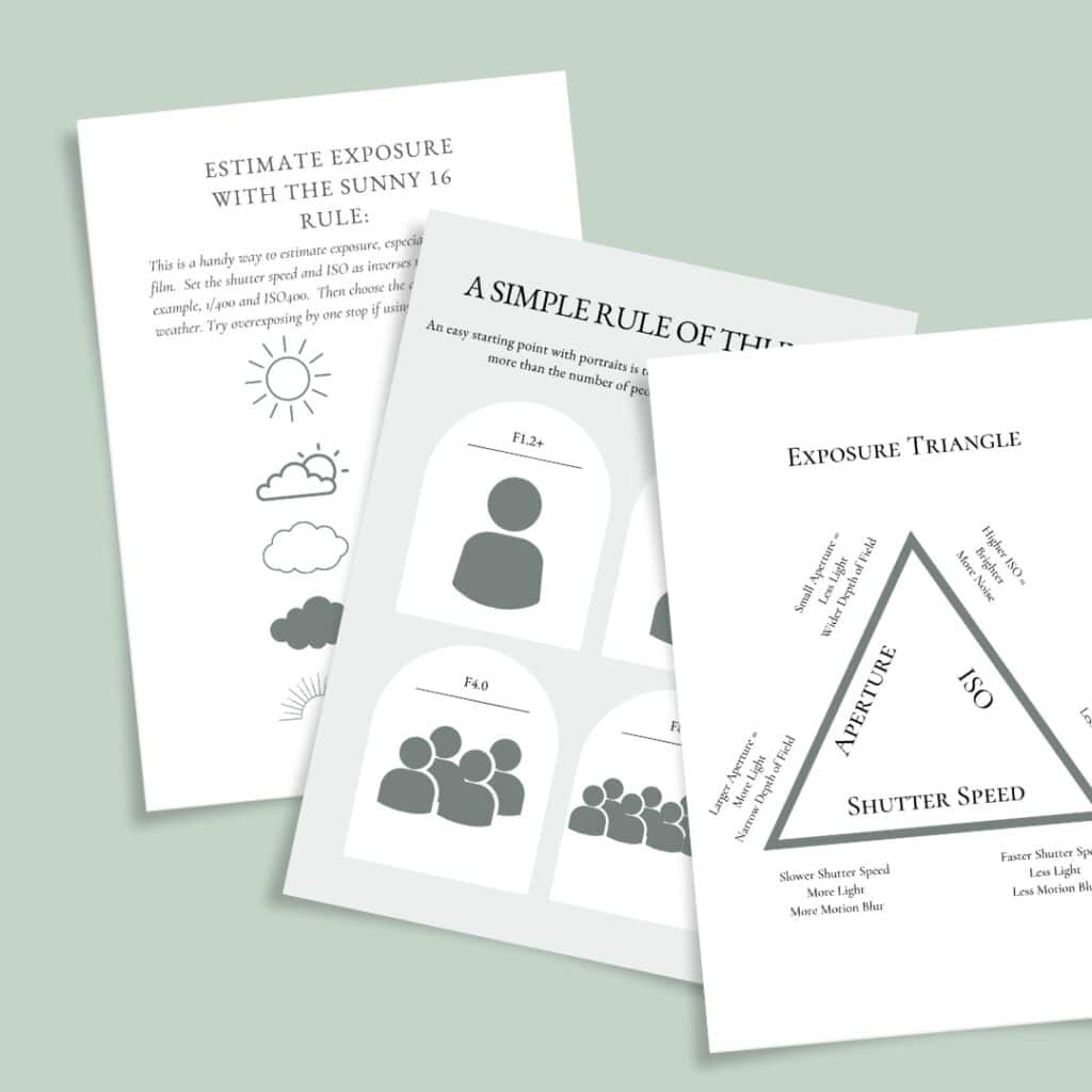 Exposure Triangle Cheat Sheet - Free Download in Printable Exposure Triangle Cheat Sheet