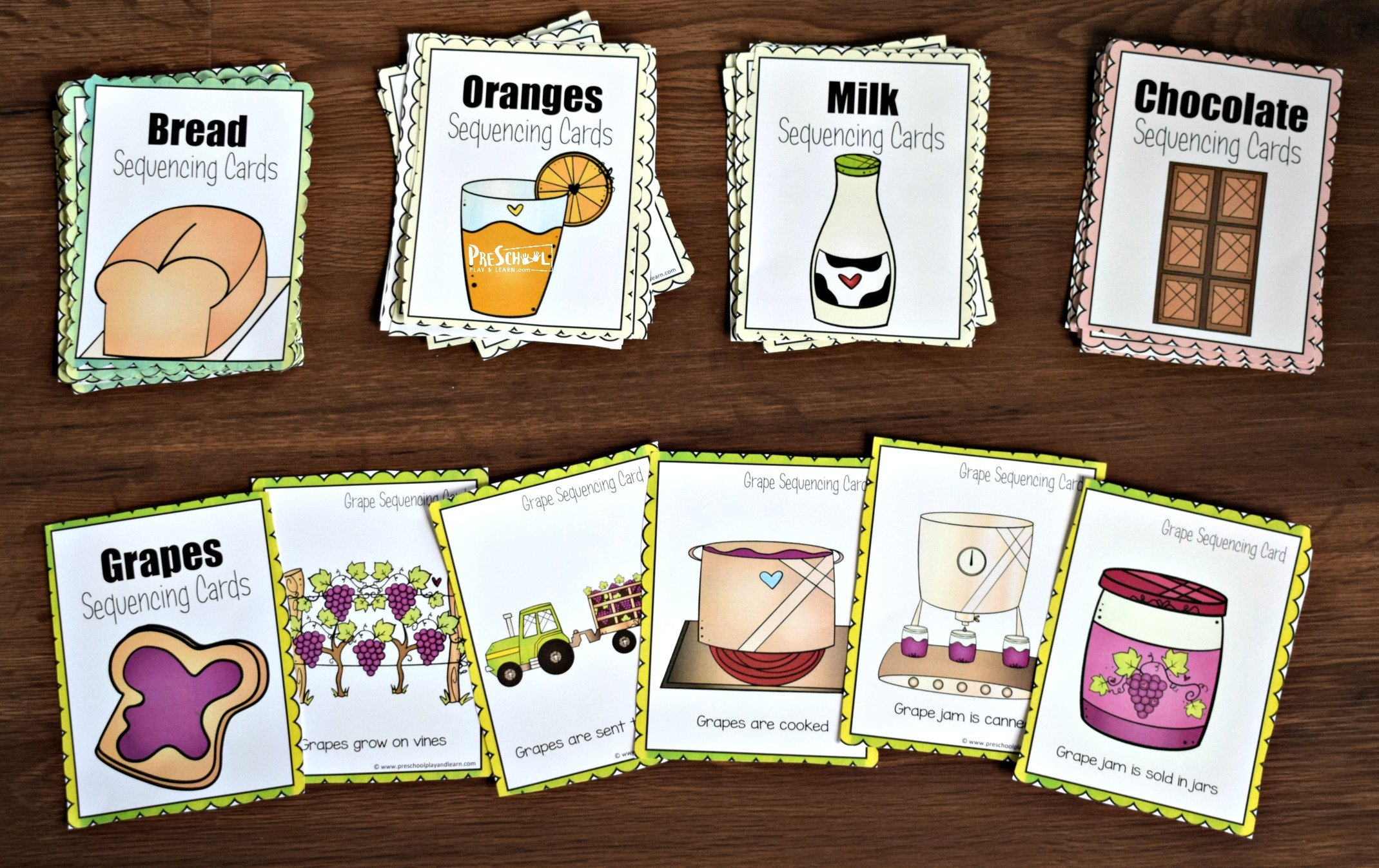 🚜 Free Printable Farm Sequencing Cards Activity within 4 Step Sequencing Pictures Printable Free