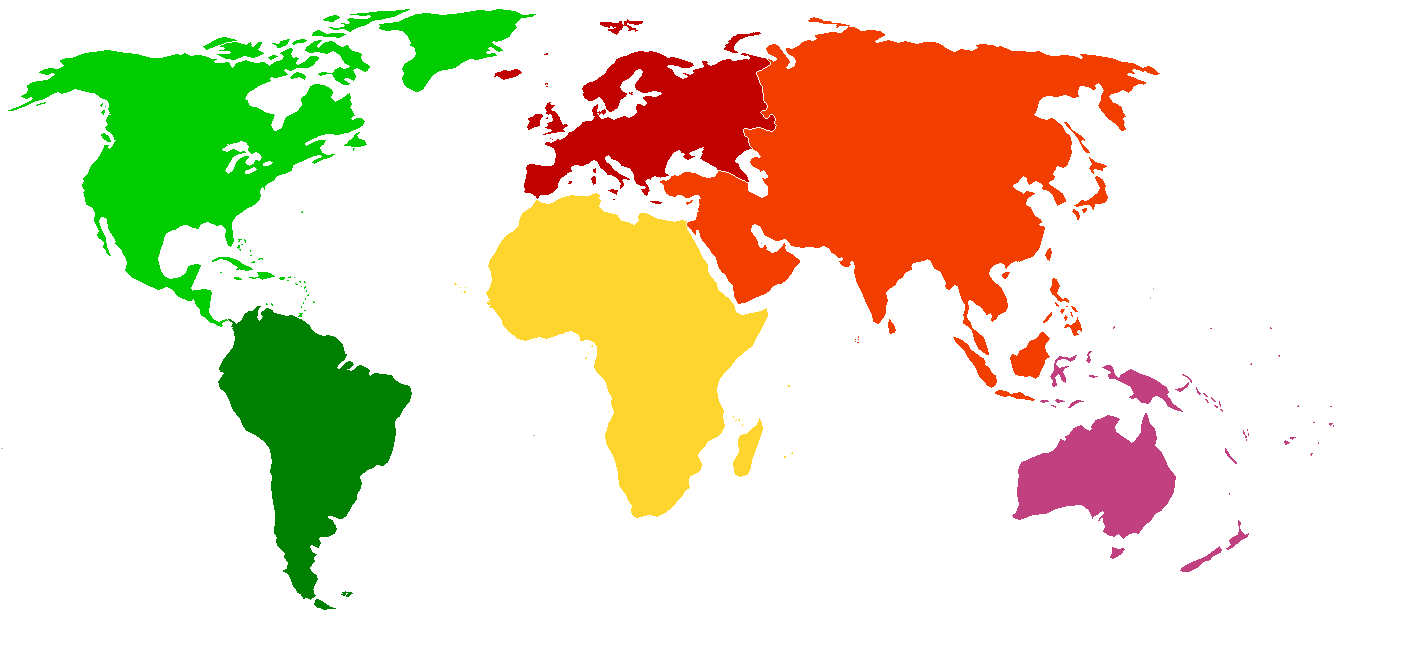 File:blankmap-World-Continents-Coloured - Wikimedia Commons regarding Map of the Continents Printable