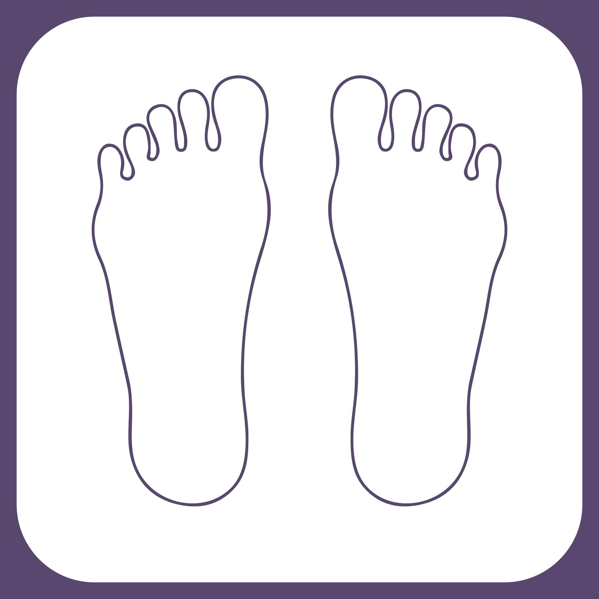 Footprint Cut Out - 10 Free Pdf Printables | Printablee pertaining to Printable Outline of a Footprint