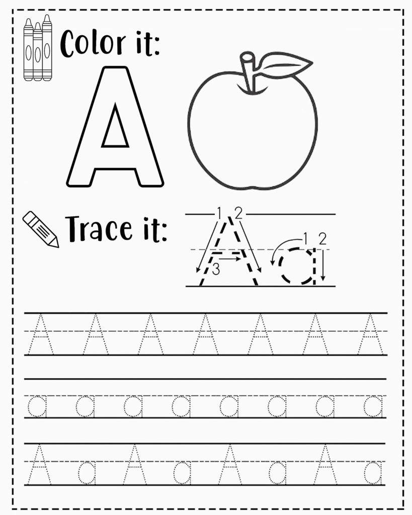 Free Alphabet Tracing Worksheets For Preschoolers - Worksheets Library throughout Free Printable Alphabet Tracing Sheet