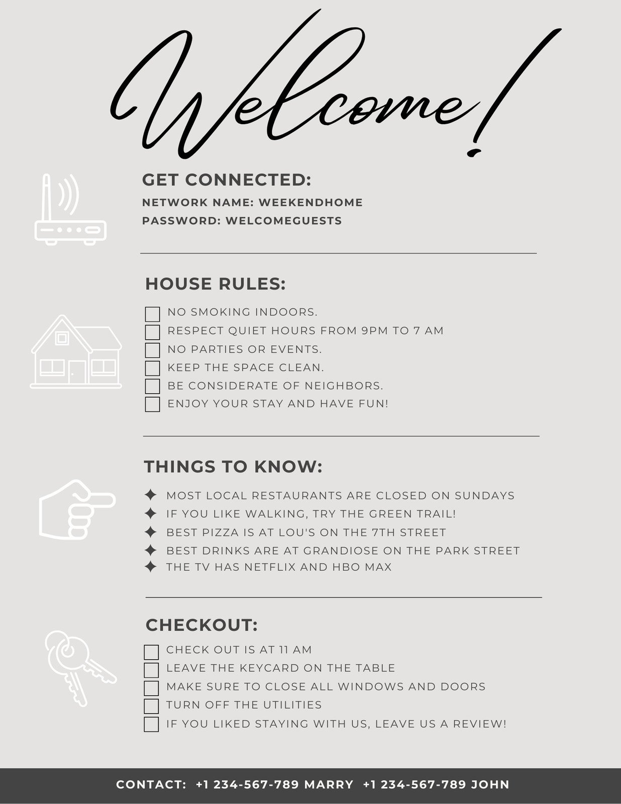 Free And Customizable House Rules Templates pertaining to Printable Airbnb House Rules Template Free
