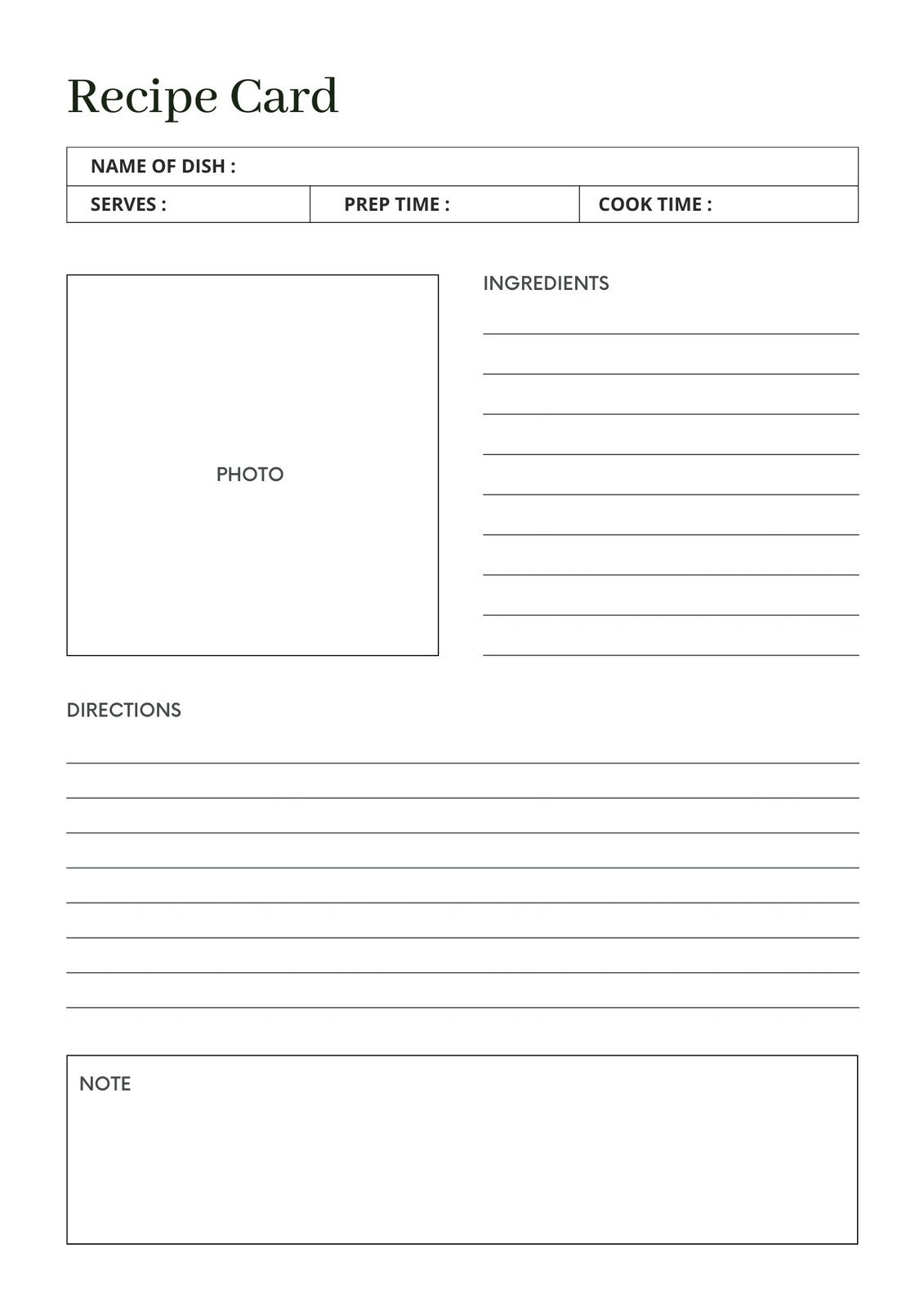 Free And Customizable Recipe Templates | Canva throughout Free Printable Recipe Template 8.5 X 11