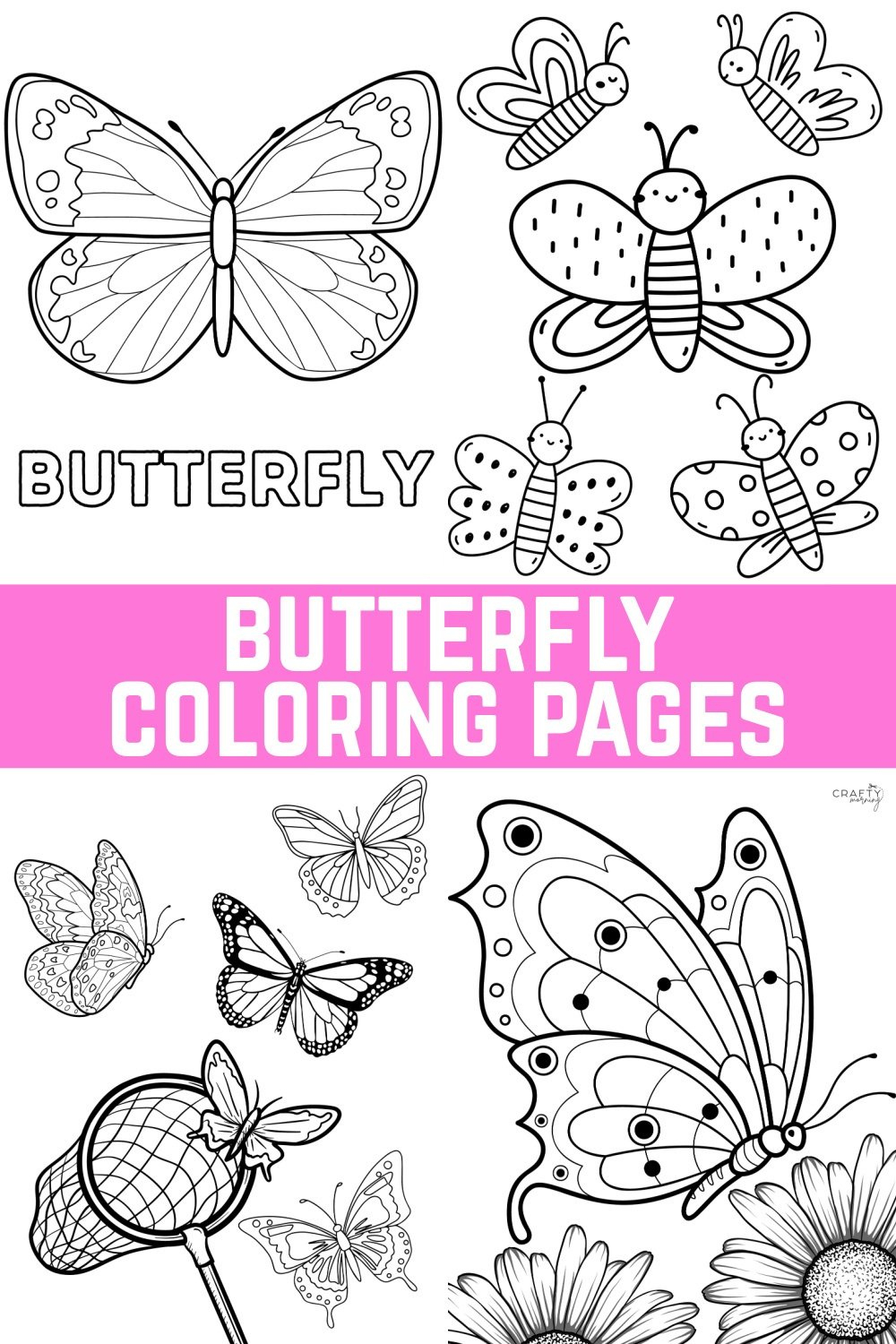 Free Butterfly Coloring Pages To Print - Crafty Morning for Free Printable Butterfly Pictures to Print