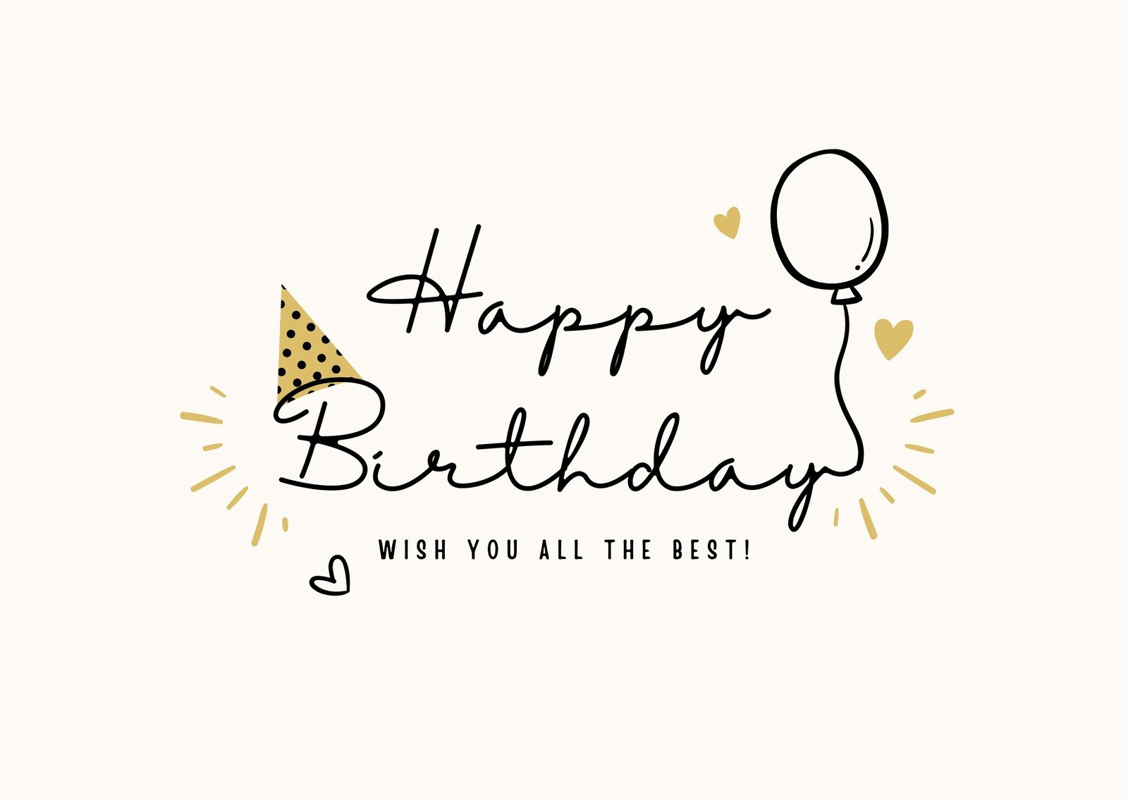 Free, Custom Printable Birthday Card Templates | Canva within Printable Birthday Cards For Adults