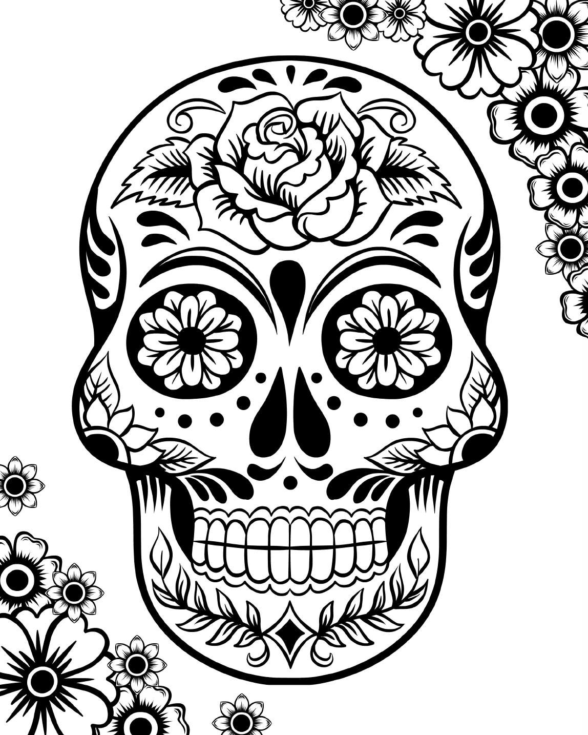 Free Day Of The Dead Printables - Printable Party Favors with Day of the Dead Free Printables