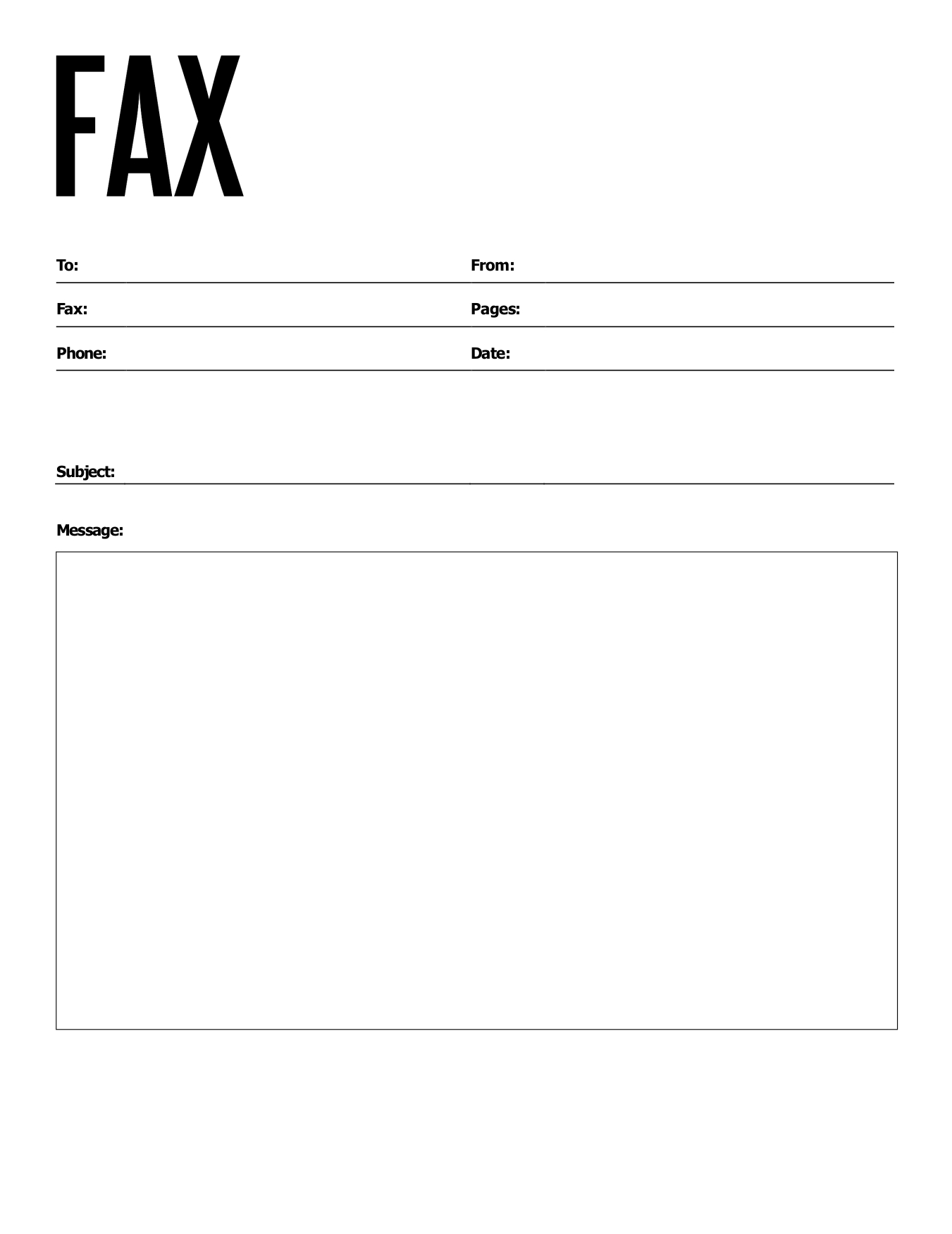 Free Fax Cover Sheets | Faxburner inside Fax Cover Sheet Printable