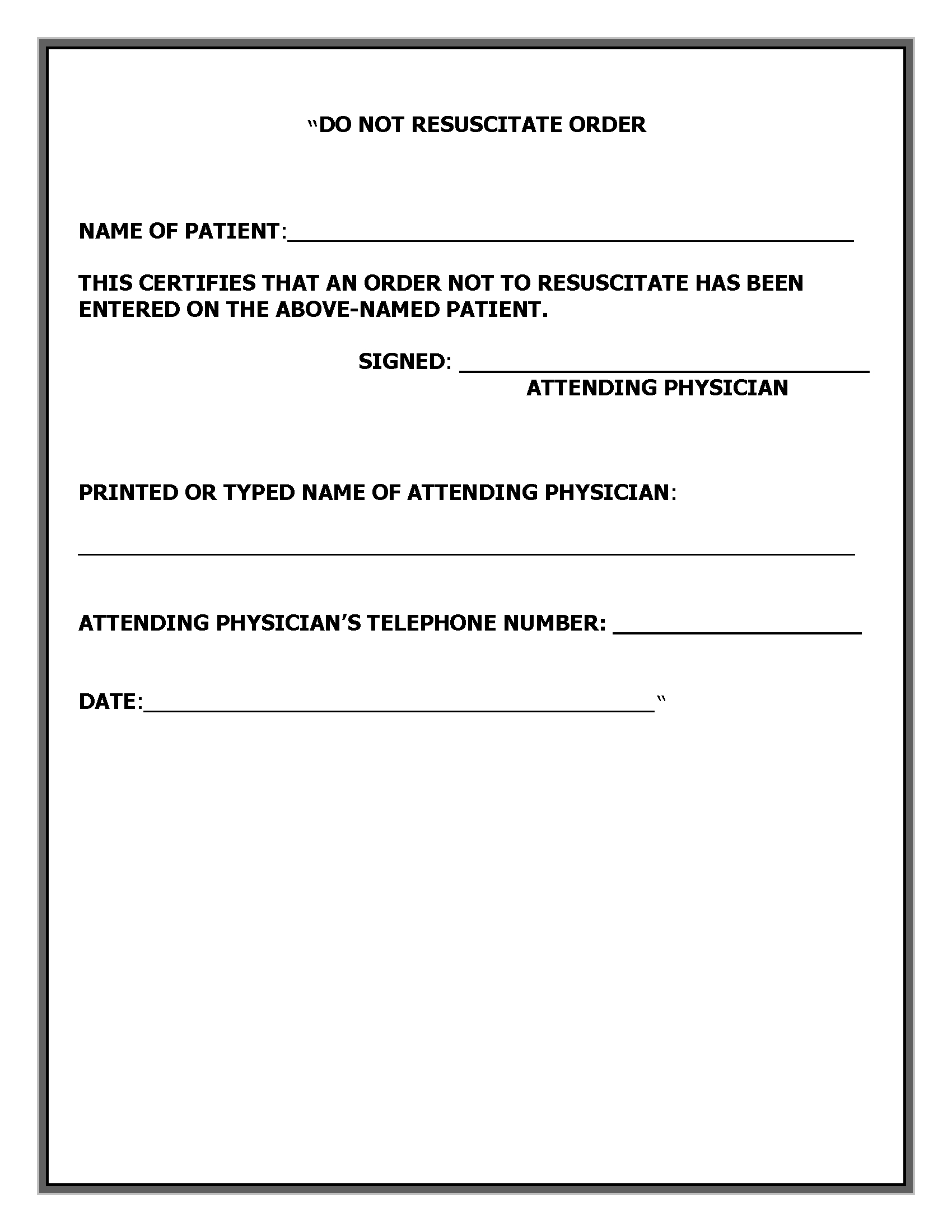 Free Georgia Do Not Resuscitate (Dnr) Form | Pdf pertaining to Printable Do Not Resuscitate Form