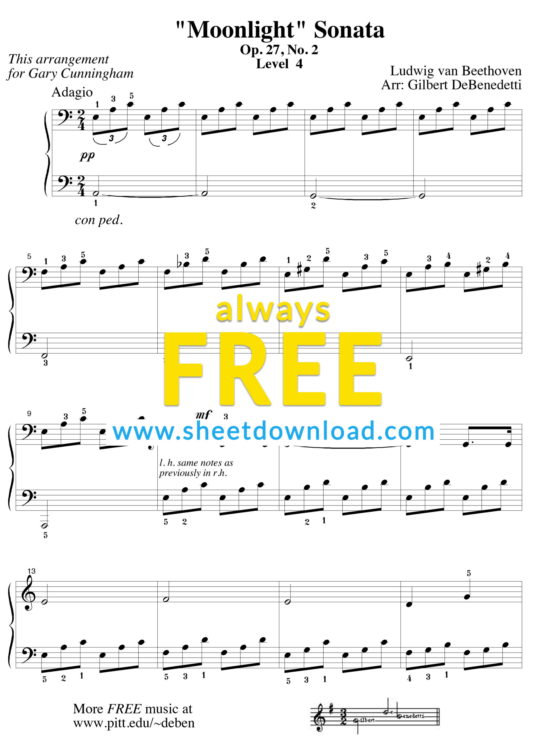 Free Piano Sheet Music To Download And Print - High Quality Pdfs with regard to Free Sheet Music Piano Printable