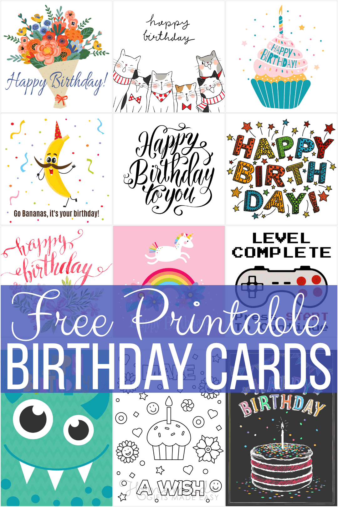 Free Printable Birthday Cards For Everyone within Printable Birthday Cards For Adults