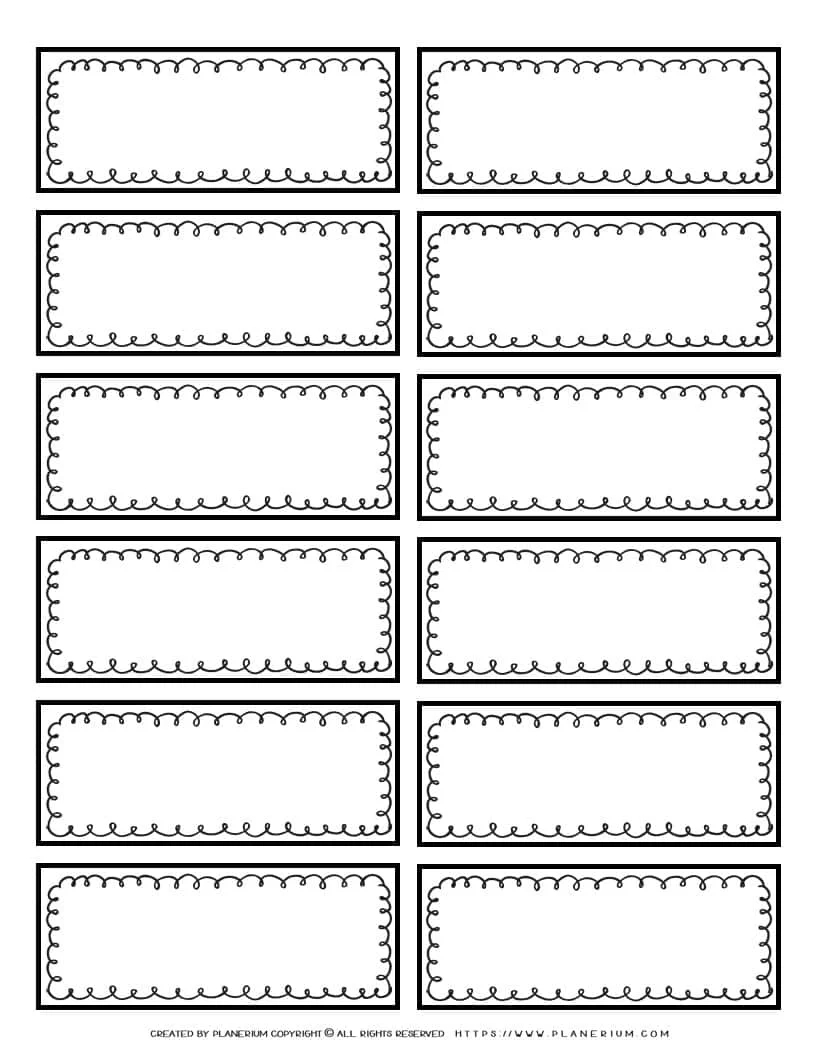 Free, Printable Custom Label Templates | Canva - Worksheets Library pertaining to Free Printable Templates For Labels