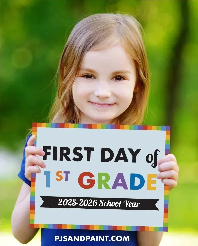 Free Printable First Day Of School Signs | Preschool - 12Th Grade with First Day of School Printable Signs