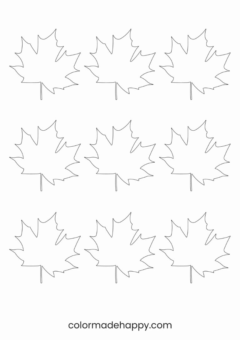 Free Printable Leaf Template inside Maple Leaf Template Printable Free