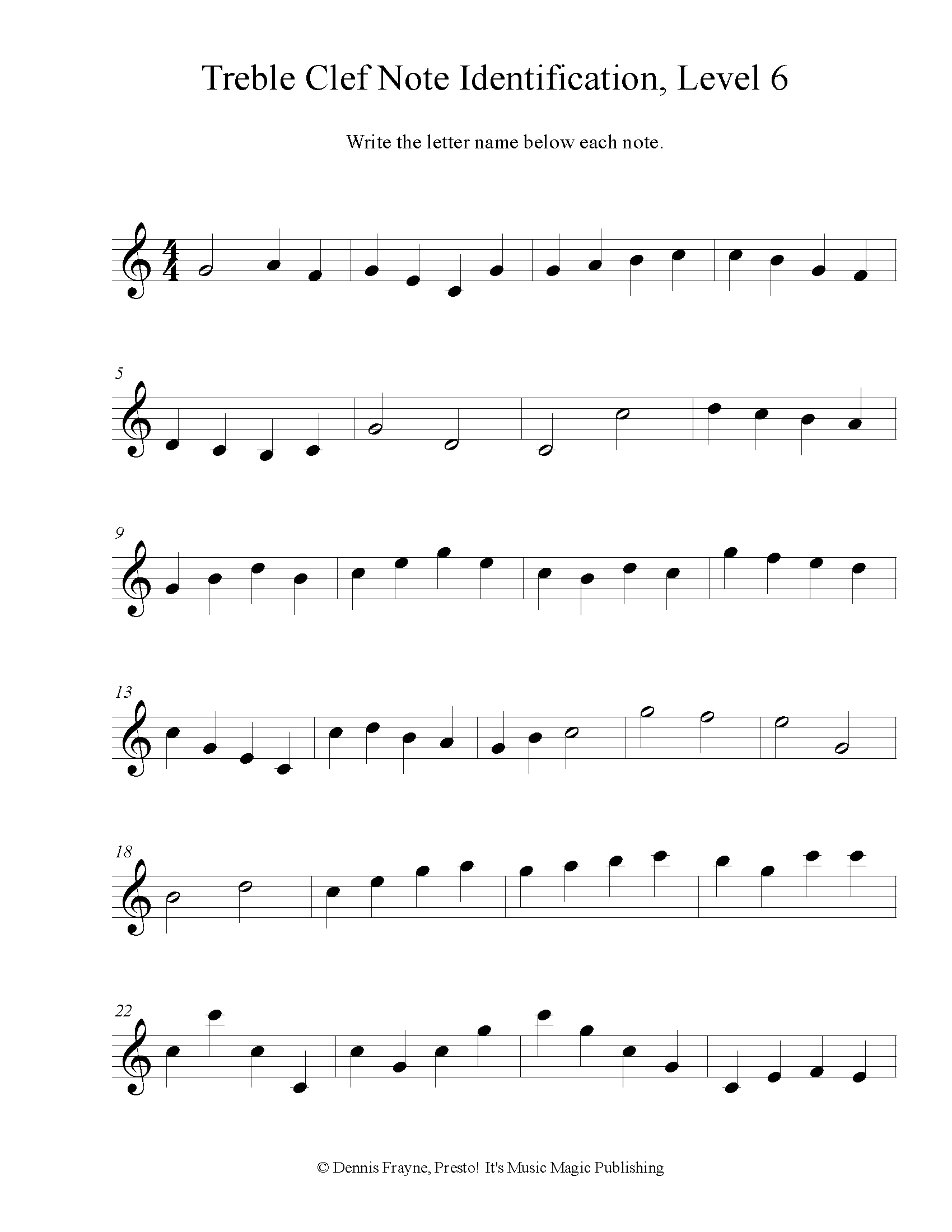 Free! Printable Music Note Naming Worksheets — Presto! It'S Music within Printable Treble and Bass Clef Notes