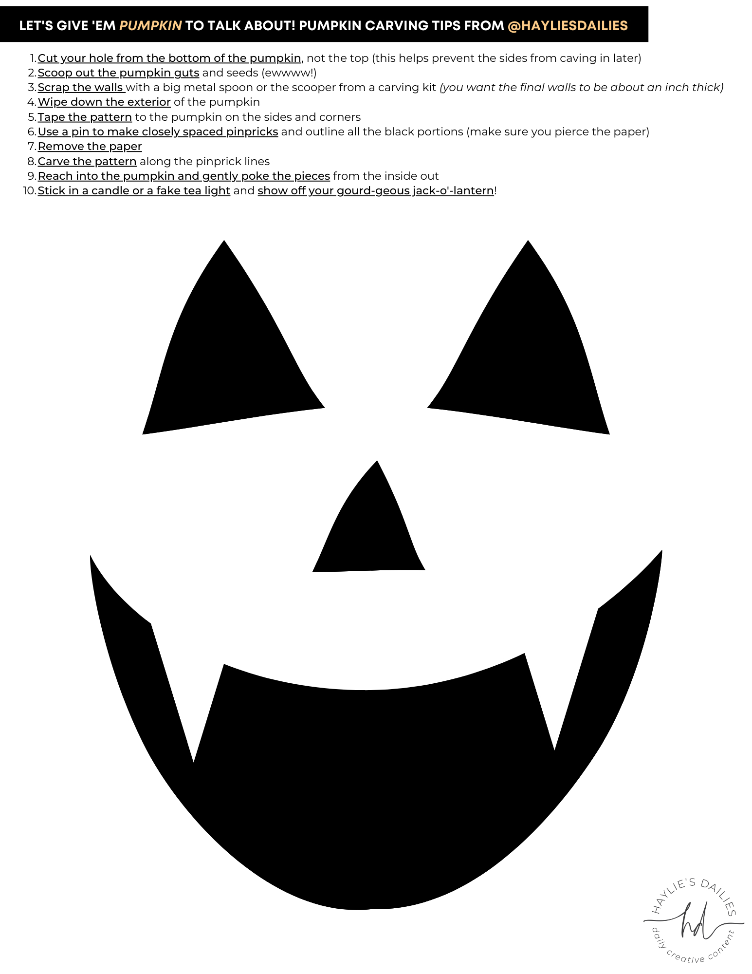 Free Printable Pumpkin Carving Patterns For The Most Boo-Tiful within Pumpkin Face Template Free Printable