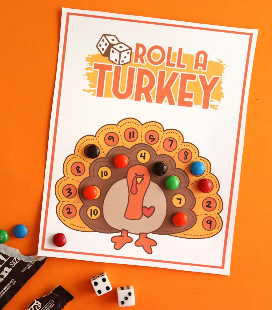 Free Printable Roll-A-Turkey Game – A Fun Thanksgiving Activity pertaining to Roll a Turkey Dice Game Free Printable