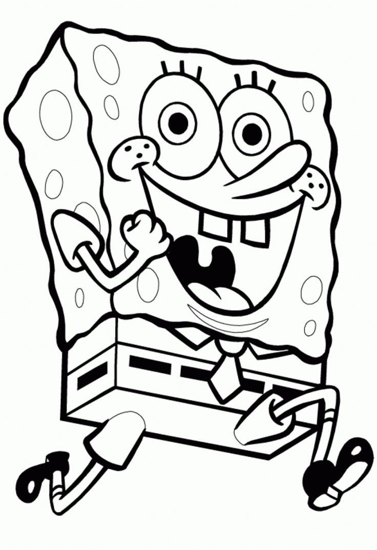 Free Printable Spongebob Squarepants Coloring Pages For Kids with regard to Printable Picture Of Spongebob Squarepants