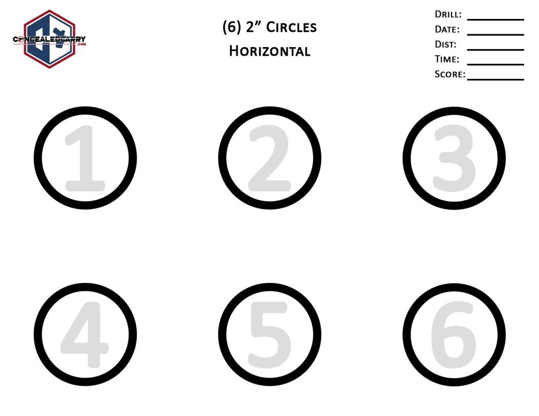 Free Printable Targets For Shooting Practice » Concealed Carry Inc in Printable Shooting Targets 8.5 X 11
